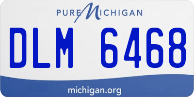 MI license plate DLM6468