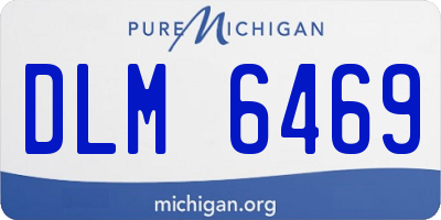 MI license plate DLM6469