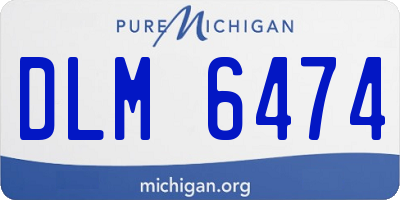 MI license plate DLM6474