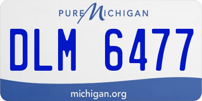 MI license plate DLM6477