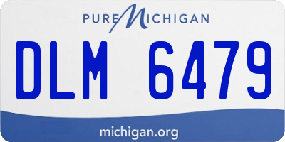 MI license plate DLM6479