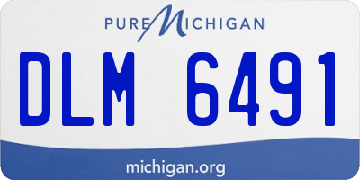 MI license plate DLM6491