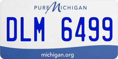 MI license plate DLM6499