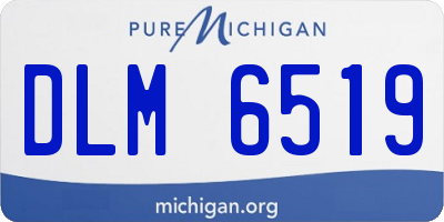 MI license plate DLM6519