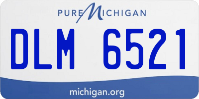 MI license plate DLM6521