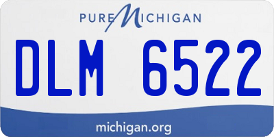 MI license plate DLM6522