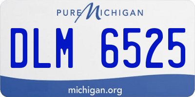 MI license plate DLM6525