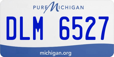 MI license plate DLM6527