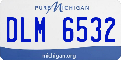 MI license plate DLM6532