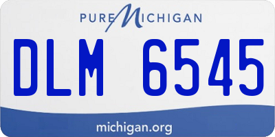 MI license plate DLM6545