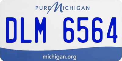 MI license plate DLM6564