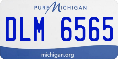 MI license plate DLM6565