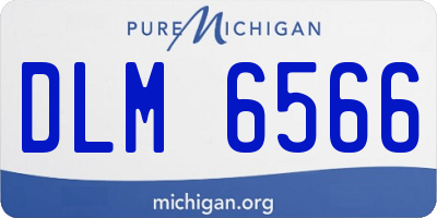 MI license plate DLM6566