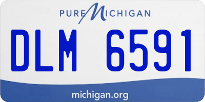 MI license plate DLM6591