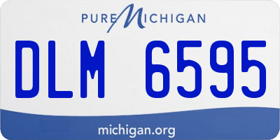 MI license plate DLM6595