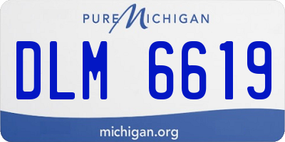 MI license plate DLM6619