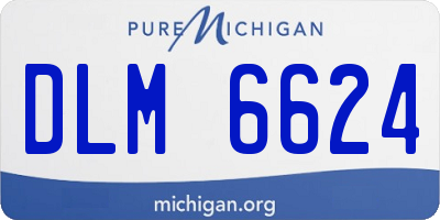 MI license plate DLM6624