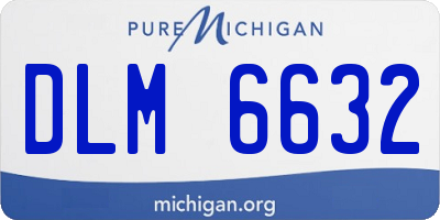 MI license plate DLM6632