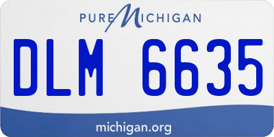 MI license plate DLM6635