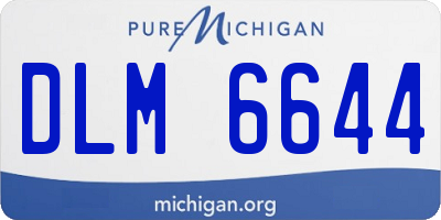 MI license plate DLM6644