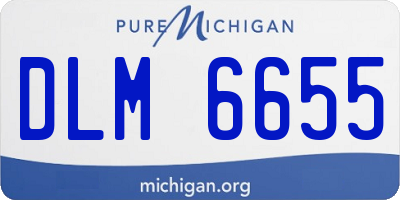 MI license plate DLM6655