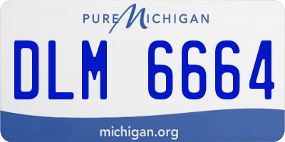 MI license plate DLM6664