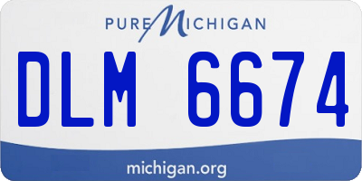 MI license plate DLM6674