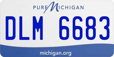 MI license plate DLM6683