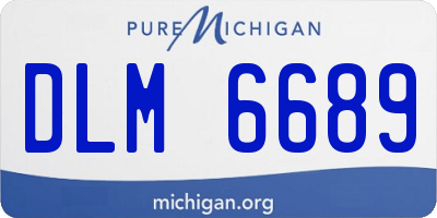MI license plate DLM6689