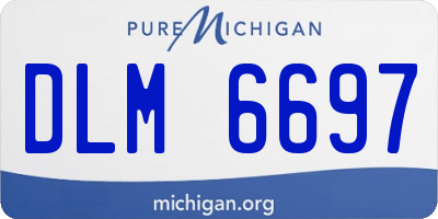MI license plate DLM6697