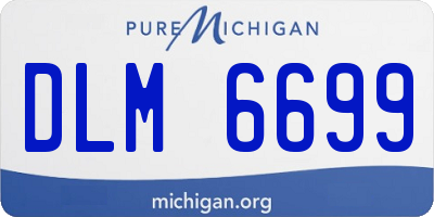 MI license plate DLM6699