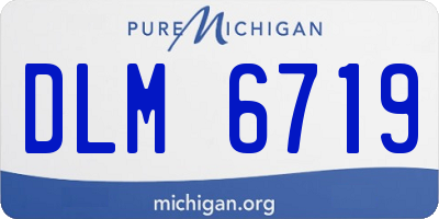 MI license plate DLM6719