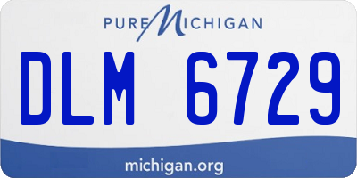 MI license plate DLM6729