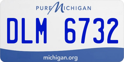 MI license plate DLM6732