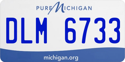 MI license plate DLM6733