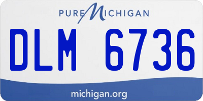 MI license plate DLM6736