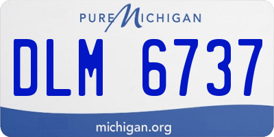 MI license plate DLM6737