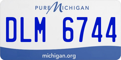 MI license plate DLM6744