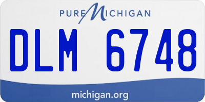 MI license plate DLM6748