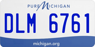 MI license plate DLM6761