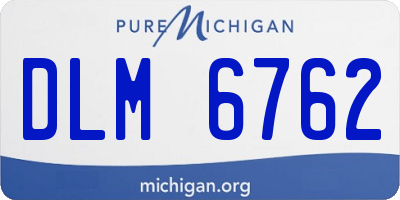 MI license plate DLM6762