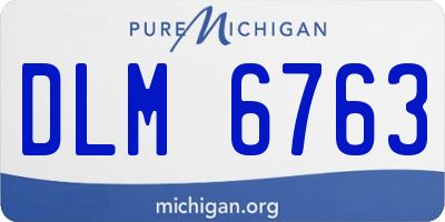 MI license plate DLM6763