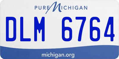 MI license plate DLM6764