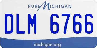 MI license plate DLM6766