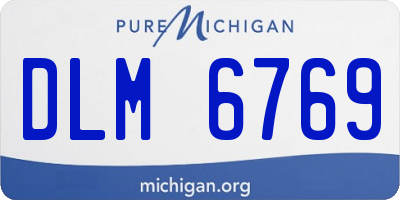 MI license plate DLM6769