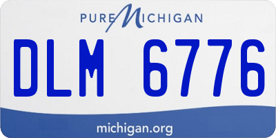 MI license plate DLM6776