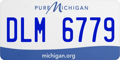 MI license plate DLM6779