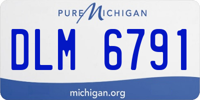 MI license plate DLM6791