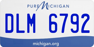 MI license plate DLM6792