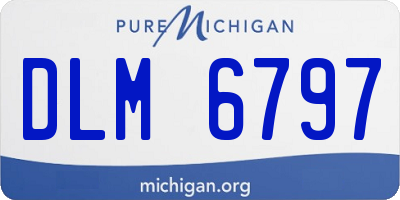 MI license plate DLM6797